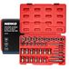 NEIKO 04208A Master Schroef, Moer & Bout Extractor, 36-delige Lug Moer Removal Tool, 3/8 Dr., Diep en ondiep gestripte bout extractor Socket Set, Afgeronde Bout Removal Tool, Moer Remover Socket Set