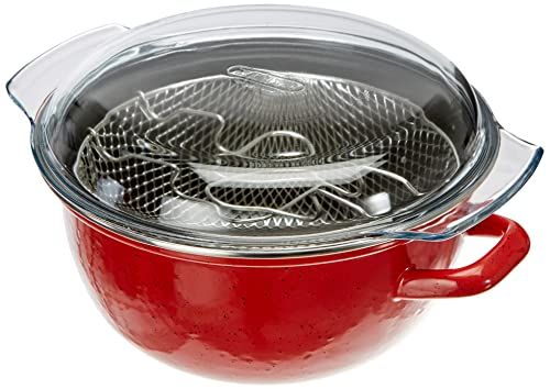 Ibili 961224T friteuse met uitneembare houder en glazen deksel