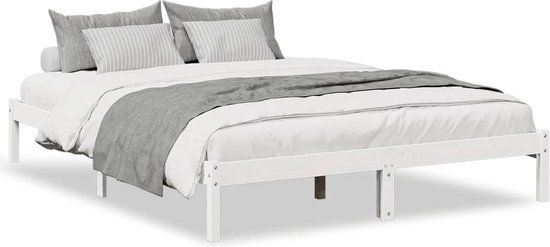VidaXL Bedframe Wit 160x220 cm