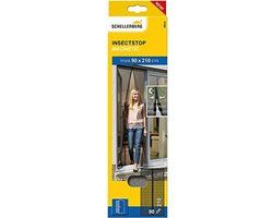 Schellenberg Magnetisch Deur Muskietennet - Glasvezel - Antraciet - 90 x 120 cm