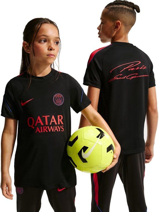 Nike Paris Saint-Germain Strike Top 26/27 - Zwart/Rood - Maat XL (158-170) - Kinderen