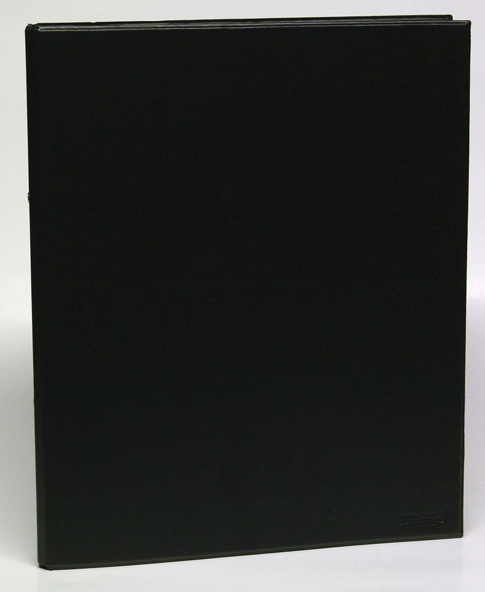 Aurora Ringmap A4 2 ringen 25 mm PVC zwart