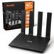 Tenda 4G-router met simkaart (4G03 Pro V2.0), LTE-modem Cat4, WLAN N300, LAN/WAN, 4 klapantennes, plug & play, ondersteunt 32 apparaten, draagbare router voor camper, landhuis en camping
