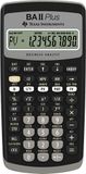 Texas Instruments BAII Plus Wetenschappelijke Rekenmachine Zwart
