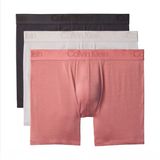 Calvin Klein Boxer Brief 3-Pack - Mannen - Grijs - Effen - XXL
