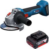 Bosch Professional Bosch GWS 18V-8 Professional accu-haakse slijper 18 V 125 mm borstelloos + 1x accu 5,0 Ah - zonder oplader