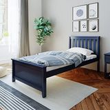 Max & Lily Platform, Hout, Blauw, Twin