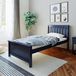Max & Lily Platform, Hout, Blauw, Twin