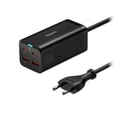 Baseus CCGP000101 GaN3 Pro Snellader - 100W - Zwart
