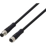TRU COMPONENTS TC-13752008 Aansluitkabel M8 x 1 Aantal polen (sensoren): 5 Stekker, recht, Bus, recht 2 m 1 stuk(s)