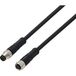 TRU COMPONENTS TC-13752008 Aansluitkabel M8 x 1 Aantal polen (sensoren): 5 Stekker, recht, Bus, recht 2 m 1 stuk(s)