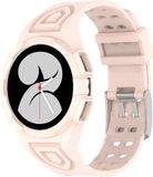 Wigento Samsung Galaxy Watch 5 Pro 45mm siliconen horlogeband met geïntegreerde behuizing