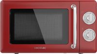Cecotec Proclean 3110 Retro Magnetron met Grill - 20L - 700W - Rood/Roestvrijstaal