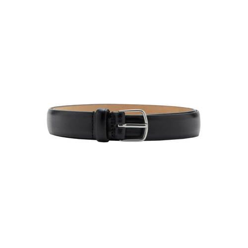 Mango Man leren riem zwart