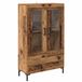 vidaXL Highboard Oud Hout 69,5 x 31 x 115 cm Bewerkt Hout