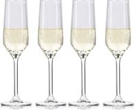 alpina Champagneglazen 22cl - Set van 4 - Transparant Glas