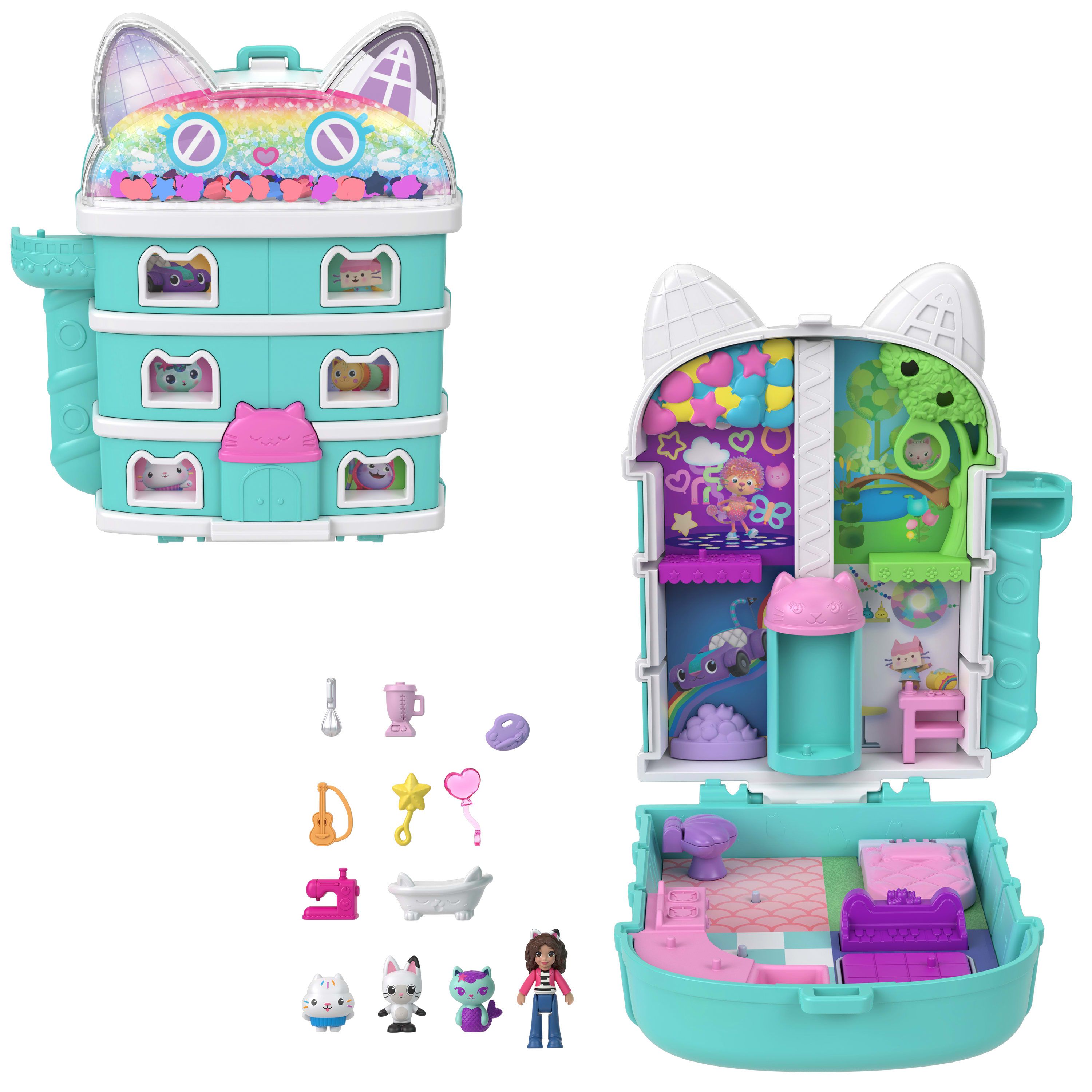 Polly Pocket Gabby's Poppenhuis Compact - Multicolour - 4+ Years