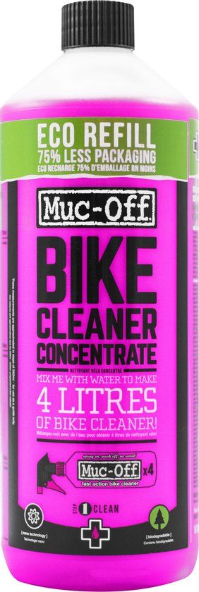 Muc-Off Bike Cleaner Nano Gel Zeep Concentraat - 1 Liter - Roze