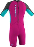 O'Neill 2025 Peuter Reactor 2mm Rug Ritssluiting Shorty Wetsuit