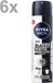 NIVEA MEN Black & White Invisible Original Deospray Voordeelverpakking 6x 150 ml