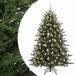vidaXL Sapin de Noël artificiel avec 300 LED blanc chaud et boules de Noël - 240 cm