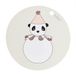 OYOY Panda set de table Rond Beige, Noir, Brun, Blanc 1 pièce