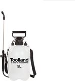 Toolland Drukspuit - 5 liter - wit/zwart