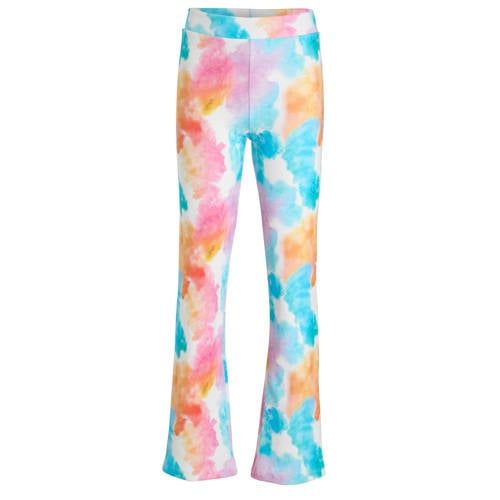 Coolcat flared legging roze Broek Meisjes Stretchkatoen Tie-dye - maat 158/164