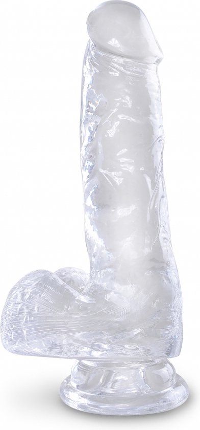 Pipedream King Cock 6 Inch Realistic Dildo - Transparent