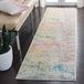 Safavieh Madison Collection Boho Laagpolig Tapijt - Grijs en Goud, 62 x 240 cm