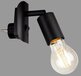Briloner BATITA - Stekkerlamp - Wandlamp - Zwart - E27 - Max. 25W