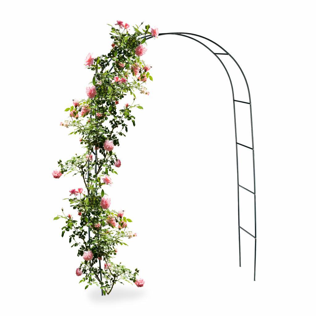 Relaxdays rozenboog tuinboog obelisk pergola klimop rankhulp rozen boog