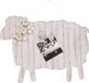 Meander Hangend magneetbord schaap, 46x1x33cm