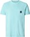 Jan Vanderstorm heren T-shirt - 76/78 - turquoise - Plus Size