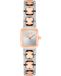 TOUS Analoge klok met Icon Time stalen armband, zilver-roségoud, Klassiek