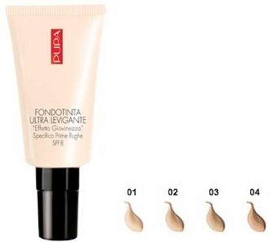 Pupa Ultra Smoothing Foundation-effect jeugdspecifieke eerste rimpels n.06