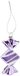 OmniReselling kleine Sweet Tree decoraties, paarse witte banden