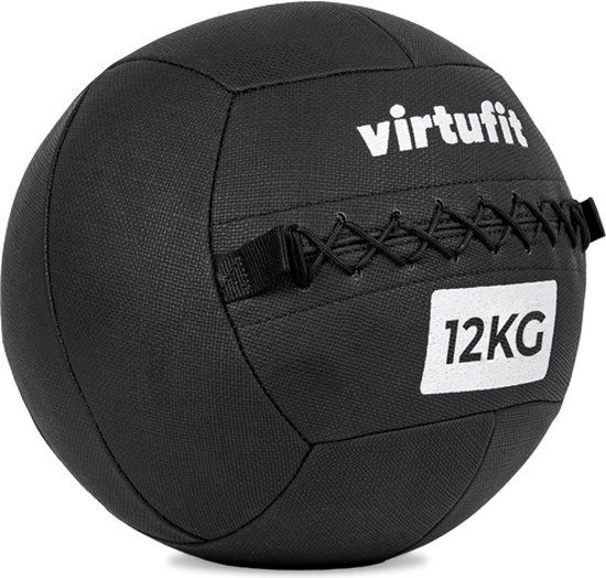 VirtuFit Wall Ball Pro - 12 kg - Zwart