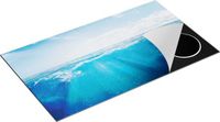 Chefcare Inductie Beschermer Helder Blauwe Zee onder Water - 90x55 cm