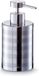 Zeller Zeepdispenser RVS Streep Motief 15 cm