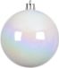 Decoris Kerstballen - 16x - Wit Parelmoer - 4 cm - Kunststof
