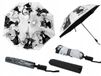 Carmani Paraplu automatique pliable avec imprimé chat & housse - Multicolore