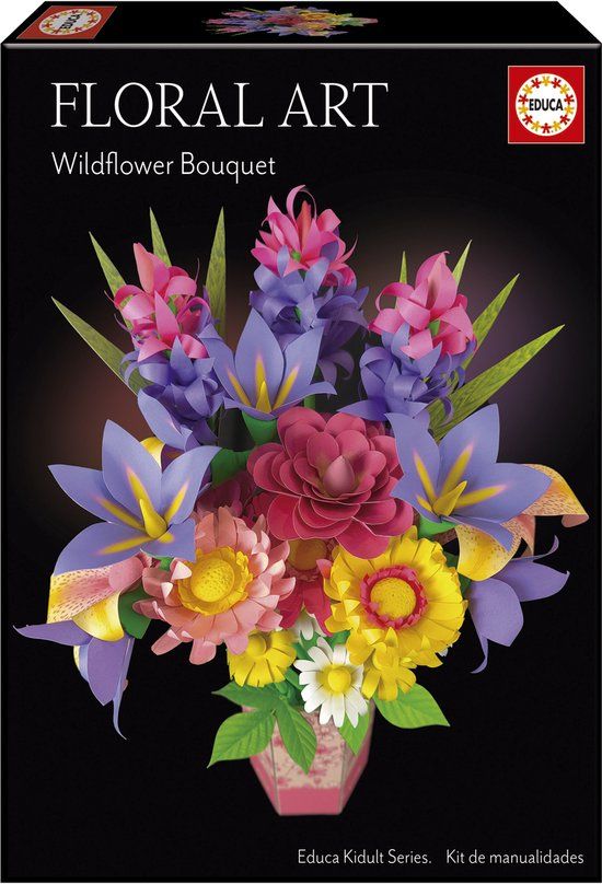 Educa Bloemsierkunst boeket wilde bloemen