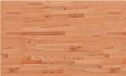 vidaXL Wastafelblad 100x60x1,5 cm massief beukenhout