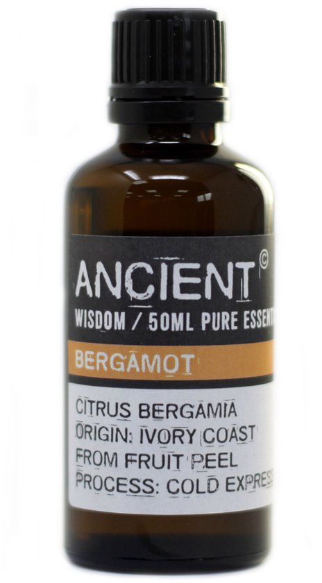 Ancient Wisdom Etherische olie Bergamot - Essentiële olie - 50ml - 100% natuurlijk