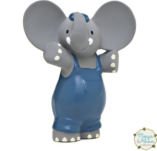 Meiya & alvin - Alvin the Elephant olifant rubber Swingtag