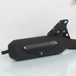 Silencioso Yasuni Uitlaatdemper voor MBK 50 Booster Scooter 2004-2019 ECO / TUB020 - Zwart