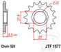 JT Sprockets Stalen standaard tandwiel voor motor 520 Yamaha XT 600 E (DJ02) 15T