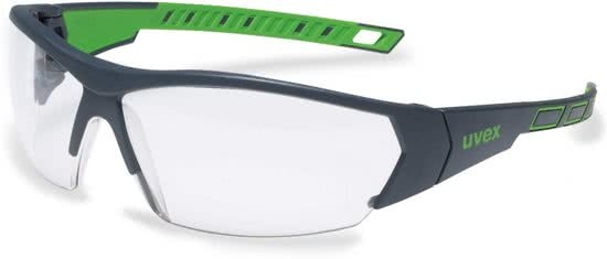 UVEX I-Works Airsoft Veiligheidsbril Groen/Grijs - Anti-Condens & Krasvast