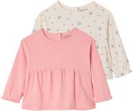 Vertbaudet Set van 2 T-shirts met lange mouwen baby